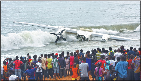 French army charter plane crashes in Cote d'Ivoire, four Moldovans killed