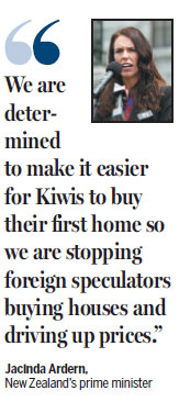 NZ moves to ban foreigners from buying homes