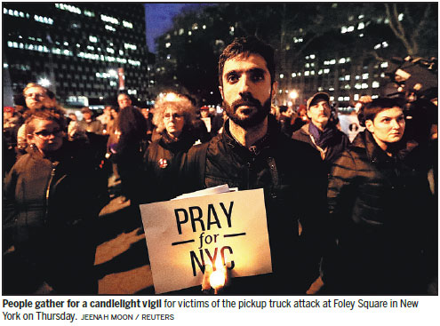 Suspect says IS inspired NY attack