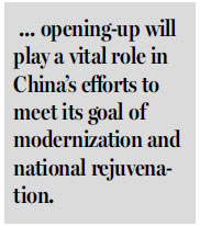 Pace of opening-up will not slow