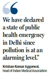 Severe pollution hits Indian capital