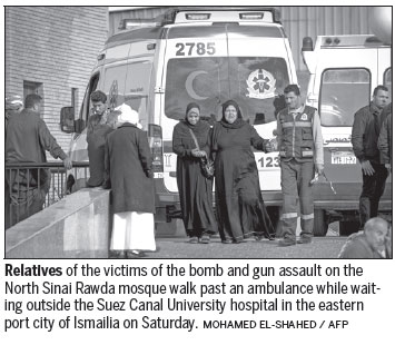 Leaders condemn Sinai attack