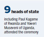 Kenyatta sworn in as Kenya president