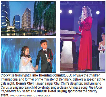 Glittering gala aids children and mums