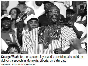 George Weah: Ex-soccer star who could be leader