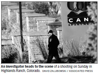 Colorado shooter slays deputy in 'ambush' attack