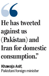 War of words between allies