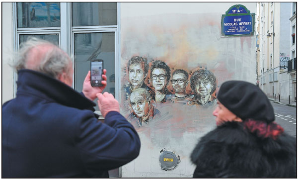 France remembers Charlie Hebdo victims three years after attack