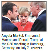 Merkel will return to world stage in Davos