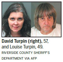 Thirteen siblings found chained at home
