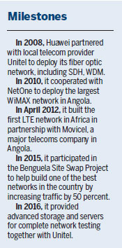 Huawei, Angola dial up big success in telecoms network improvement