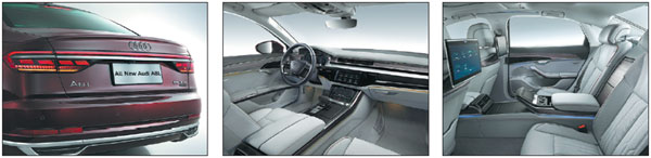 Super luxury Audi A8L redefines the pathway to intelligent driving