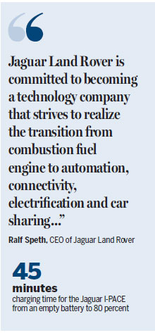 Jaguar Land Rover performance impresses the world at auto show