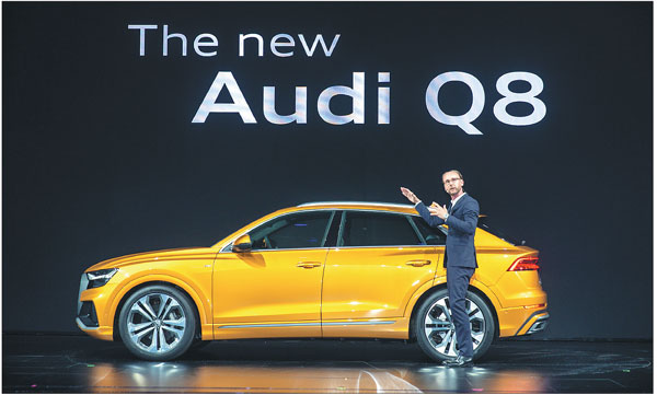 Audi chooses China as the stage for the global debut of its flagship Q8