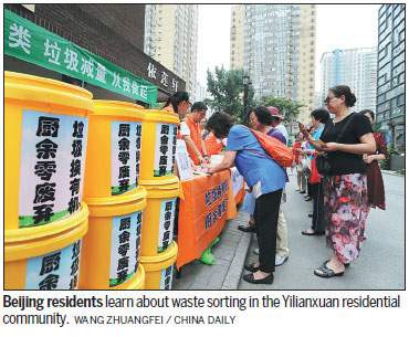 Beijing cleans up its act with waste disposal, sorting