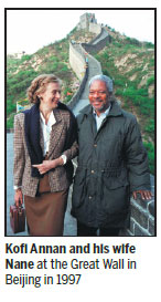 Annan's global outreach praised