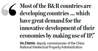 Belt & Road countries to plan IP cooperation