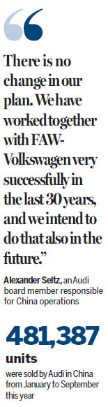 Audi steps up efforts to bolster China presence