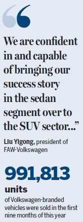FAW-Volkswagen drives SUV strategy with mid-size Tayron
