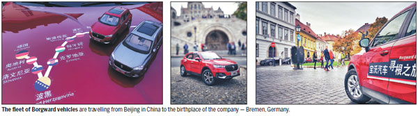 German auto manufacturer, reborn in China, shows of new models and seeks out its roots