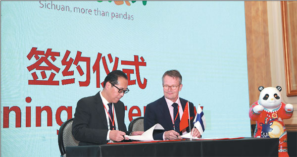 Sensational Sichuan province promotes its cultural symbols in Europe