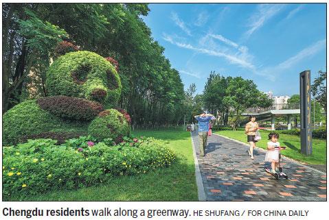Chengdu freshens up its air quality