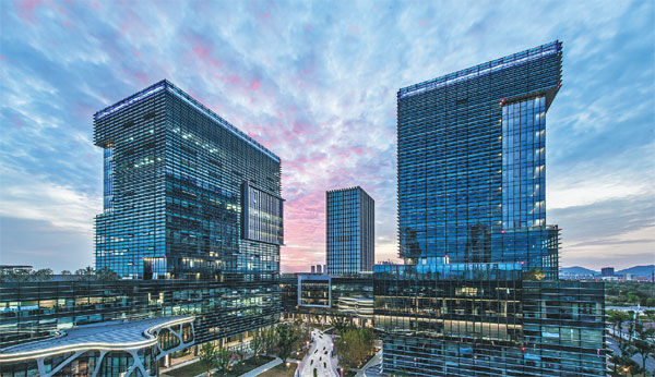 Nanjing Jiangbei New Area soars to historic heights