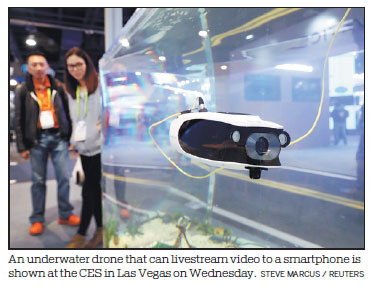 Drones with various functions provide an image of the future