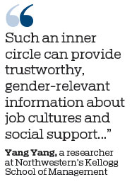 Female inner circles help women thrive