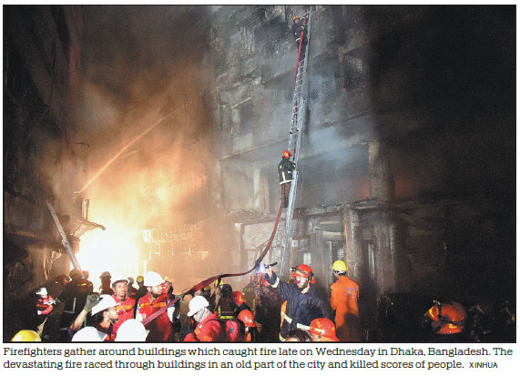 81 killed in Bangladesh blaze