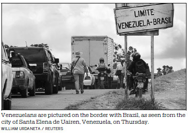 Venezuela braces for dueling concerts