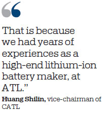Powerful CATL dominates electric car battery sector