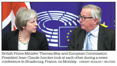 May calls on MPs to back last-ditch Brexit terms