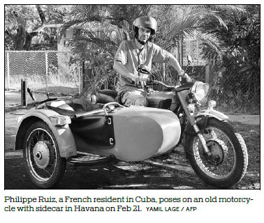 Motorcycle sidecars thriving in Cuba