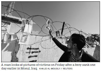 100 dead as Iraqi ferry sinks on Tigris River trip