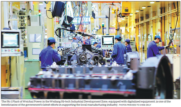 WEIFANG VOWS TO ESTABLISH NEW ECONOMIC DRIVERS