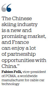 French winter sports industry shares expertise with China ahead of Olympics