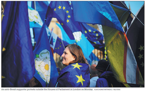 British PM's five-hour Brexit showdown
