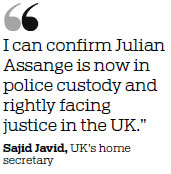 WikiLeaks founder arrested in London