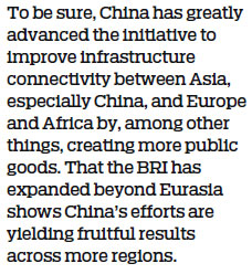Belt and Road harnessing mutual benefits