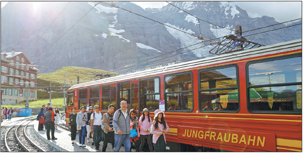 Nation's emphasis on winter sports has increased travel to Switzerland