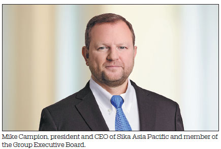 Sika seeks win-win cooperation in China market with acquisition