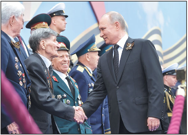 Russia celebrates WW II victory