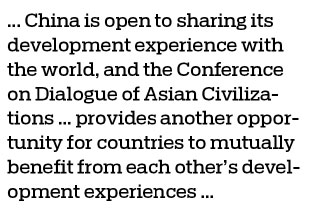 Working toward shared future of mutual respect