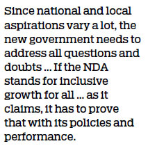 New Indian govt needs inclusive policies to boost economy