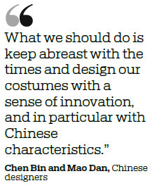 Chinese outfits delight crowd at Fashion Week