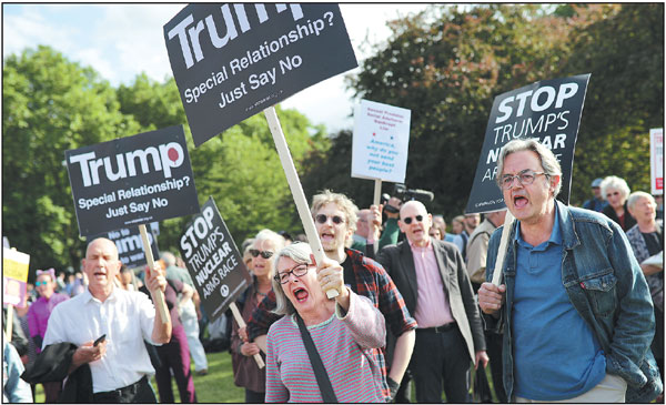 London hosts major anti-Trump protest