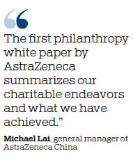 AstraZeneca publishes its first philanthropy white paper