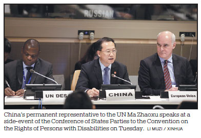 UN pushes to end poverty among disabled