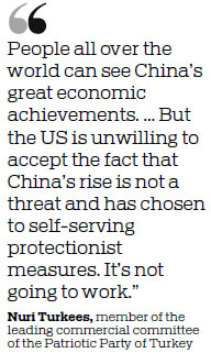 US actions contradict principles of free trade